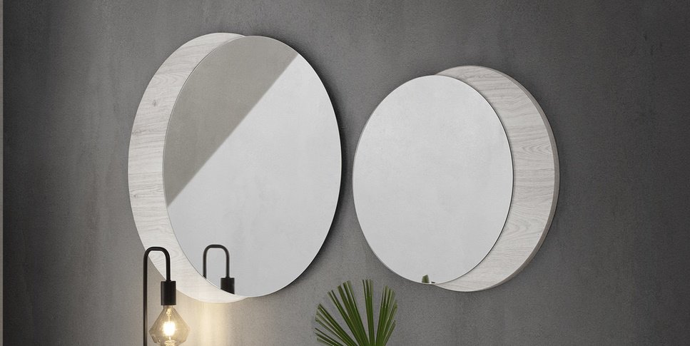 Specchio Sole Luna. Dimensione cm 86 x 74 Art. 4183 Specchio